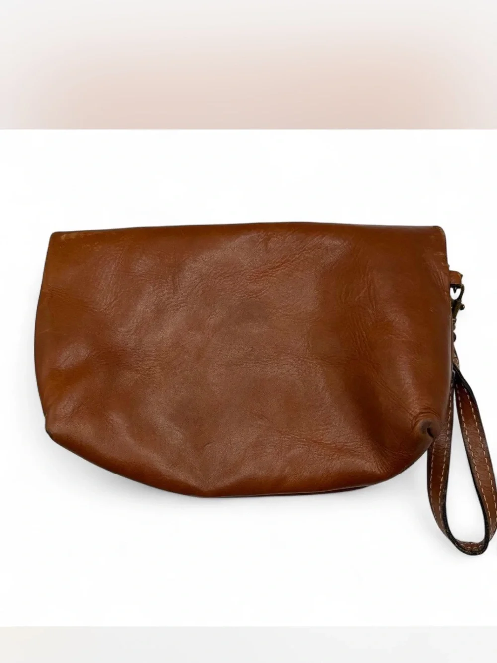 Patricia Nash leather fold-over wristlet clutch